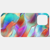Regenboogkleuren in virtuele parelrots Case-Mate iPhone case (Achterkant (horizontaal))
