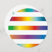 Regenboogkleuren Kaart (Voorkant / Achterkant)