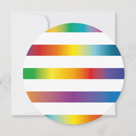 Regenboogkleuren Kaart (Voorkant)