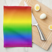 Regenboogkleuren keukenhanddoeken, aangepast theedoek (Quarter Fold)
