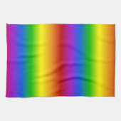 Regenboogkleuren keukenhanddoeken, aangepast theedoek (Horizontaal)