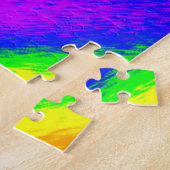 Regenboogkleuren Legpuzzel (Zijkant)