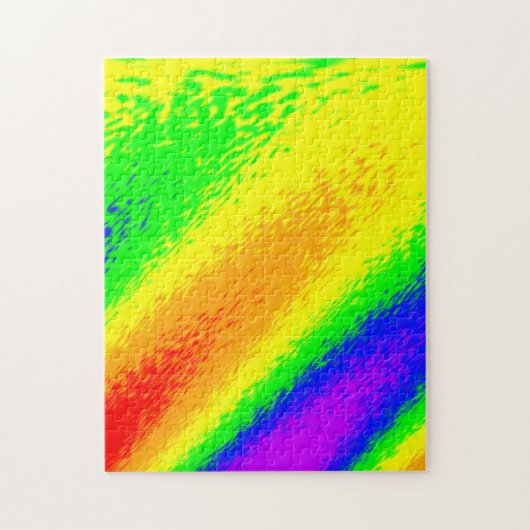 Regenboogkleuren Legpuzzel (Verticaal)