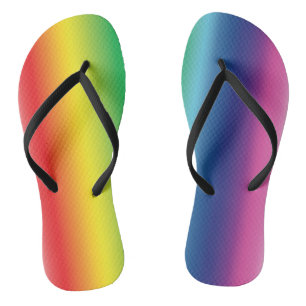 regenboogkleuren lgbt teenslippers