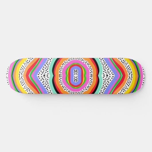 Regenboogkleuren Persoonlijk Skateboard (Horizontaal)