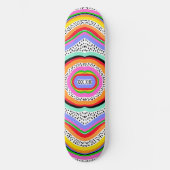Regenboogkleuren Persoonlijk Skateboard (Voorkant)
