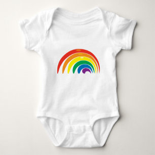 Regenboogkleuren Romper