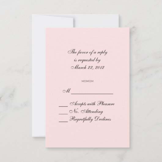 Regenboogkleuren RSVP Kaartje (Voorkant)