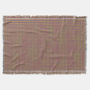 Regenboogkleuren Schotse Ruit Plaid Patroon Deken