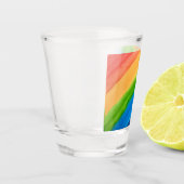 Regenboogkleuren Shot Glas (Links)