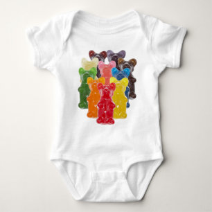 regenboogkleuren snoep minuscule beer romper