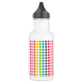 Regenboogkleuren Sterrenpatroon Waterfles (Links)