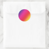 Regenboogkleuren Sticker (Tas)