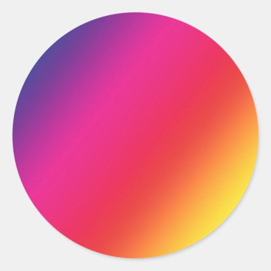 Regenboogkleuren Sticker (Voorkant)