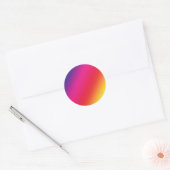Regenboogkleuren Sticker (Envelop)
