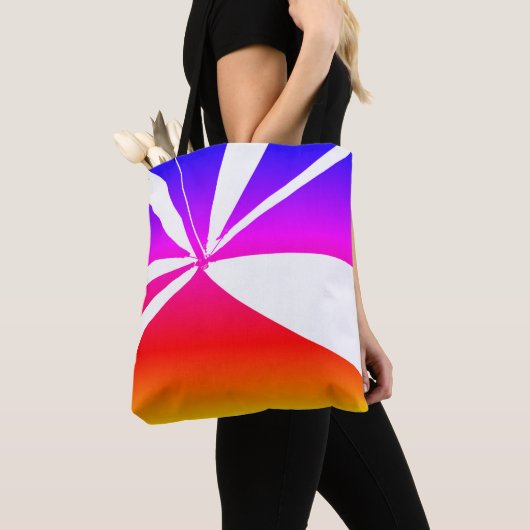 Regenboogkleuren Tote Bag (Dichtbij)