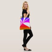 Regenboogkleuren Tote Bag (Op model)