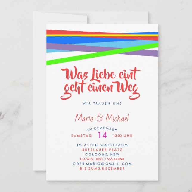 Regenboogkleuren voor het minnaar (Voorkant)