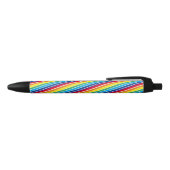 Regenboogkleuren Zwarte Inkt Pen (Bovenkant)