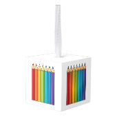 Regenboogkleurencils Decoratie (Achter hoekig)