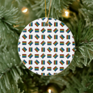 Regenboogkleurencils Keramisch Ornament