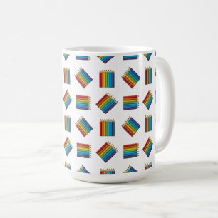 Regenboogkleurencils Koffiemok