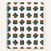 Regenboogkleurencils Notitieboek (Voorkant)