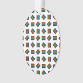 Regenboogkleurencils Ornament (voorkant)