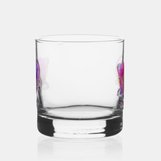 Regenboogkleurenkaart Design Whisky Glas (Links)
