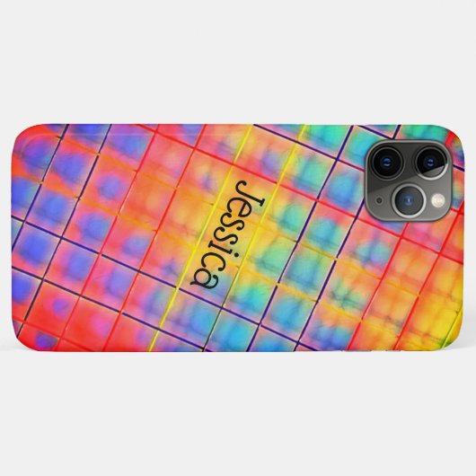 Regenboogkleurig Abstract Case-Mate iPhone Case (Achterkant (horizontaal))
