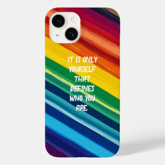 Regenboogkleurig Case-Mate iPhone 14 Hoesje