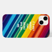 Regenboogkleurig Case-Mate iPhone Case (Achterkant (horizontaal))