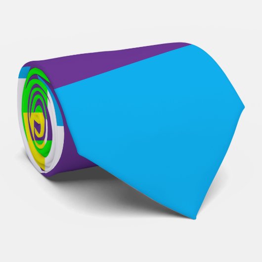 regenboogkleurig Stropdas (Opgerold)