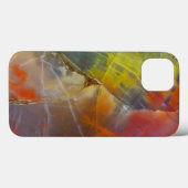 Regenboogkleurig versteend hout Case-Mate iPhone case (Achterkant (horizontaal))