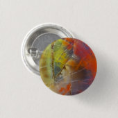 Regenboogkleurig versteend hout ronde button 3,2 cm (Voorkant /achterkant)