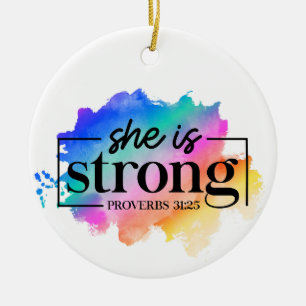 REGENBOOGKLEURIG ZE IS STERK KERAMISCH ORNAMENT