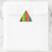Regenboogkleurig zoethoutsnoep sticker (Tas)