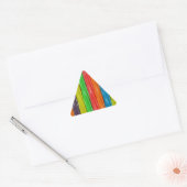 Regenboogkleurig zoethoutsnoep sticker (Envelop)
