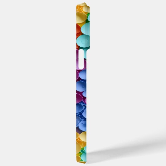 REGENBOOGKLEURIGE 3-D LOOK TINY FLOWERS Case-Mate iPhone CASE (Achterkant / Rechts)