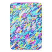 Regenboogkleurige Abstracte kunst Badmat (Voorkant Verticaal)