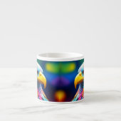 Regenboogkleurige Bald Eagle-654568 Espresso Kop (Voorkant)