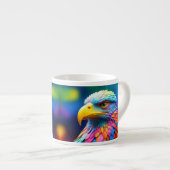 Regenboogkleurige Bald Eagle-654568 Espresso Kop (Voorkant rechts)