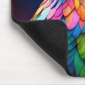 Regenboogkleurige Bald Eagle-65456 Muismat (Hoek)