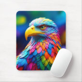 Regenboogkleurige Bald Eagle-65456 Muismat (Met muis)