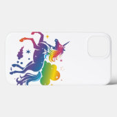 Regenboogkleurige eenhoorn ontwerp Case-Mate iPhone case (Achterkant (horizontaal))