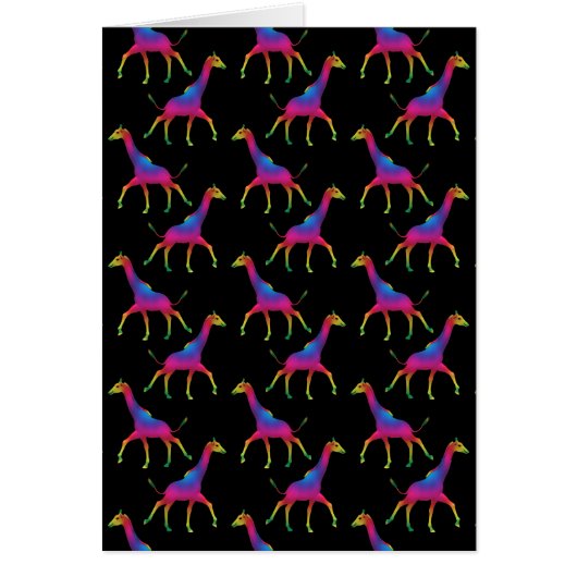 Regenboogkleurige Giraffe (Voorkant)