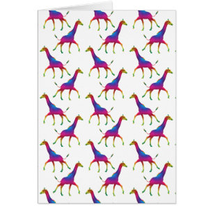 Regenboogkleurige Giraffe