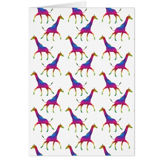 Regenboogkleurige Giraffe (Voorkant)