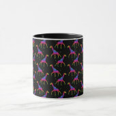Regenboogkleurige Giraffe Mok (Midden)