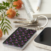 Regenboogkleurige Giraffe Sleutelhanger (Voorkant Rechts)
